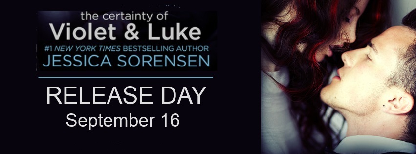 Release Day:  The Certainty of Violet & Luke by Jessica Sorensen + Giveaway