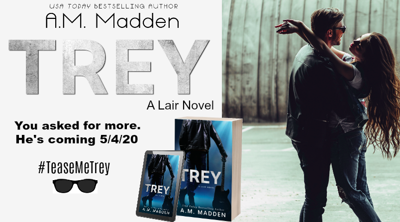 Trey by A.M. Madden Cover Reveal