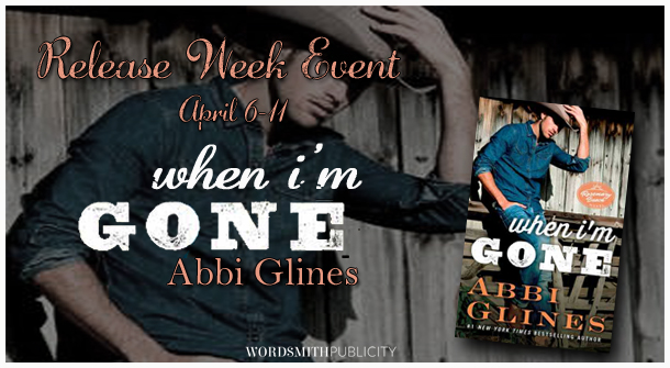 Release Week Event, Prologue Reveal and Giveaway: When I'm Gone (Rosemary Beach #11) by Abbi Glines