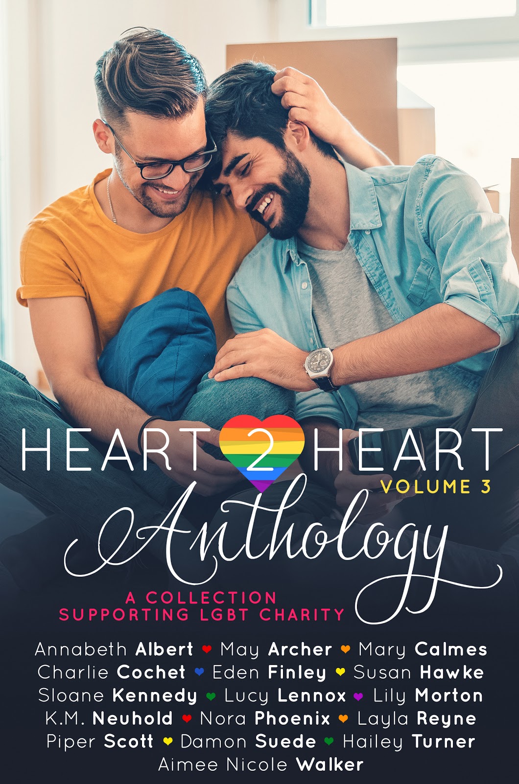 Heart2Heart Anthology exclusive and giveaway 🏳️‍🌈  benefiting charity  🏳️‍🌈